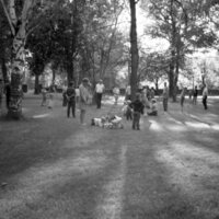 1967 Employees Picnic, Volleyball 04