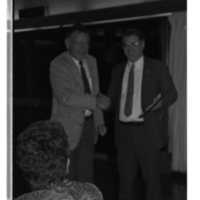1988 Alumni Function, Award for George Fleshman 03