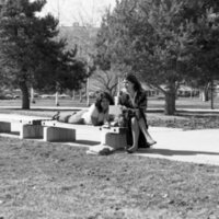 1986 Students, Outdoors in March 16