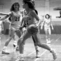 1988 Women's Basketball Action, Concordia at EOSC 02