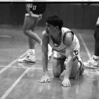 1991 Basketball, Willamette University at EOSC, Players 04