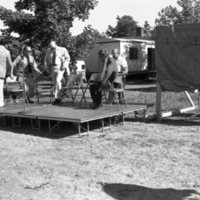 1988 Loso Hall, Groundbreaking Ceremony, Set-up 01