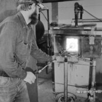 1974 Art, Glass Sculpting 11