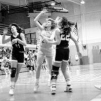 1988 Women's Basketball Action, Oregon Tech at EOSC 11
