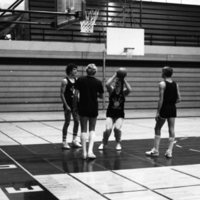 1981 Men's Basketball Practice 12