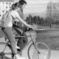 1986 Students, Outdoors in March 26