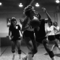 1981 Women's Basketball Action, January Home Game 02