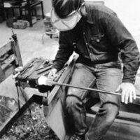 1974 Art, Glass Sculpting 07