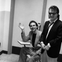 1985 Concert, Band Backstage 01