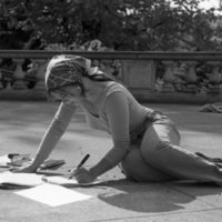 1977 Students, Paperwork Outdoors 03
