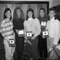 1991 Winter Sports Awards Banquet, Women's Sports 05