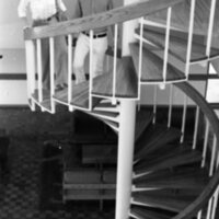 1976 Hoke Hall, Spiral Staircase 03