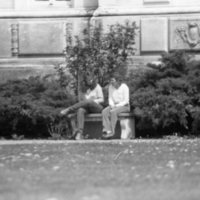 1985 Students, May Outdoor Candid Shots 03