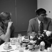 1986 Chancellor William "Bud" Davis Visit, Luncheon 01
