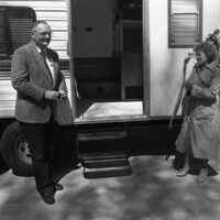 1991 Mobile Laboratory, Ribbon Cutting 15