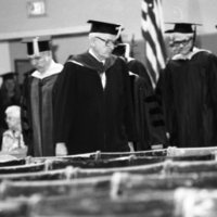 1986 Graduation, Faculty Walk 01
