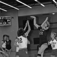 1984 Women's Basketball Action, EOSC vs. Whitman 08