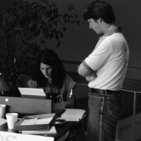1981 Students, Typing 02