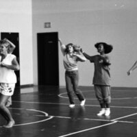 1985 Cheerleaders Practice 04