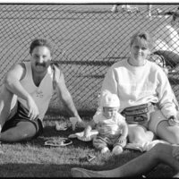 1991 Football, Alumni Game BBQ 03