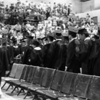 1984 Graduation, Graduates Walk 03