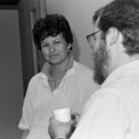 1986 Employee Party, Claudia Jensen Resigns 08