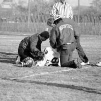 1982 Football Player B. Wick, Injury 03