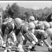 1991 Football, Alumni Game Action 05