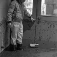 1978 Hoke Hall, Flood Debris &amp; Damage 03