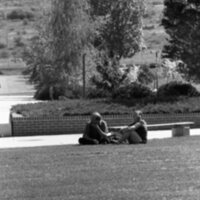 1985 Students, May Outdoor Candid Shots 24