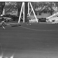1988 Campus, Tennis Courts Construction 14