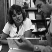 1980 Student, Consults Professor 03