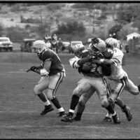 1991 Football Action, Western Oregon University at EOSC 19