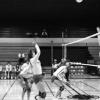 1983 Volleyball, EOSC vs. Lewis &amp; Clark, Action 10