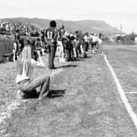 1982 Football Game, September 22nd, Sideline 06