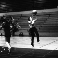 1981 Women's Basketball Action, January Home Game 07