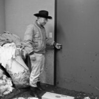 1978 Hoke Hall, Flood Debris &amp; Damage 04