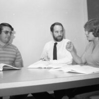 1985 Students, Consult Professor John Blanchard 06