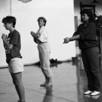1985 Cheerleaders Practice 02