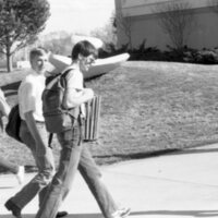 1986 Students, Outdoors in March 38