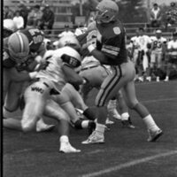 1991 Football Action, Western Washington University at EOSC 18