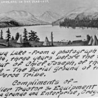 Wallowa Lake, 1874