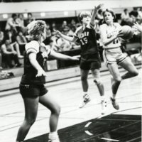 80's Women's Basketball Action 1-2