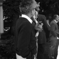 1983 Student Reception at President Dave Gilbert's House 14