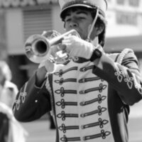 1986 Octoberfest Parade, High School Marching Band 02