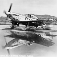 P-51, Taxis Through Puddle
