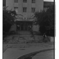 1989 Walter M. Pierce Library, Entrance 02