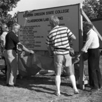 1988 Loso Hall, Groundbreaking Ceremony, Sign 09