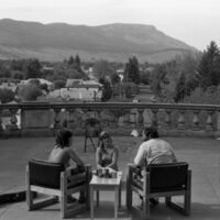 1977 Students, Paperwork Outdoors 05