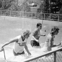 1981 Students, Fountain Swim 08